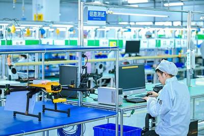 美團物流無人機工廠在深圳投產 年產智能裝備可超萬臺